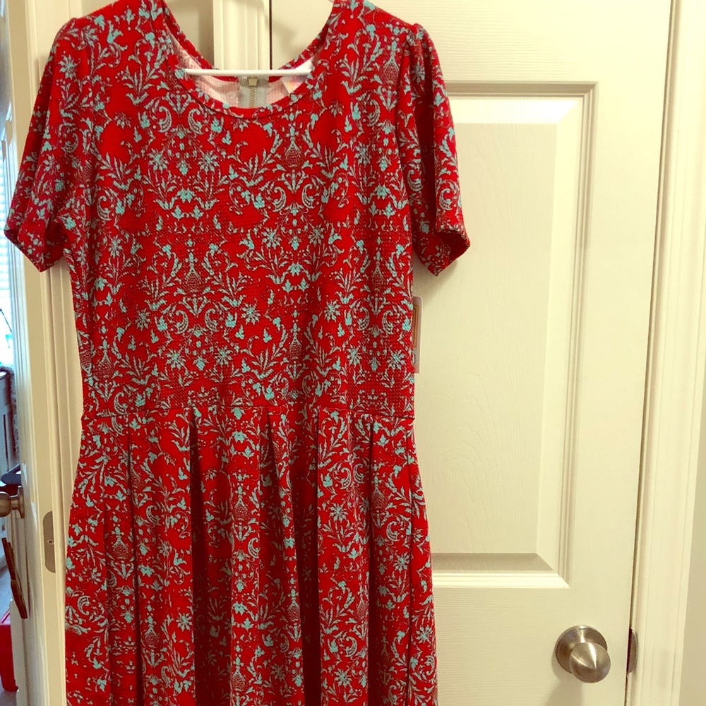 LuLaRoe Amelia dress 2XL